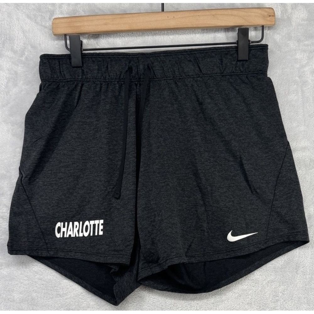 Nike Charlotte 49ers Black Team Issued Shorts 5" Women's Size M